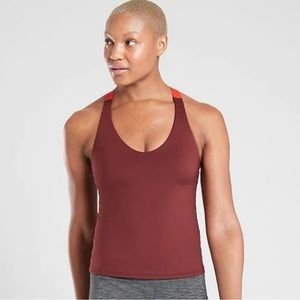 Athleta ascent support active tank top size S
